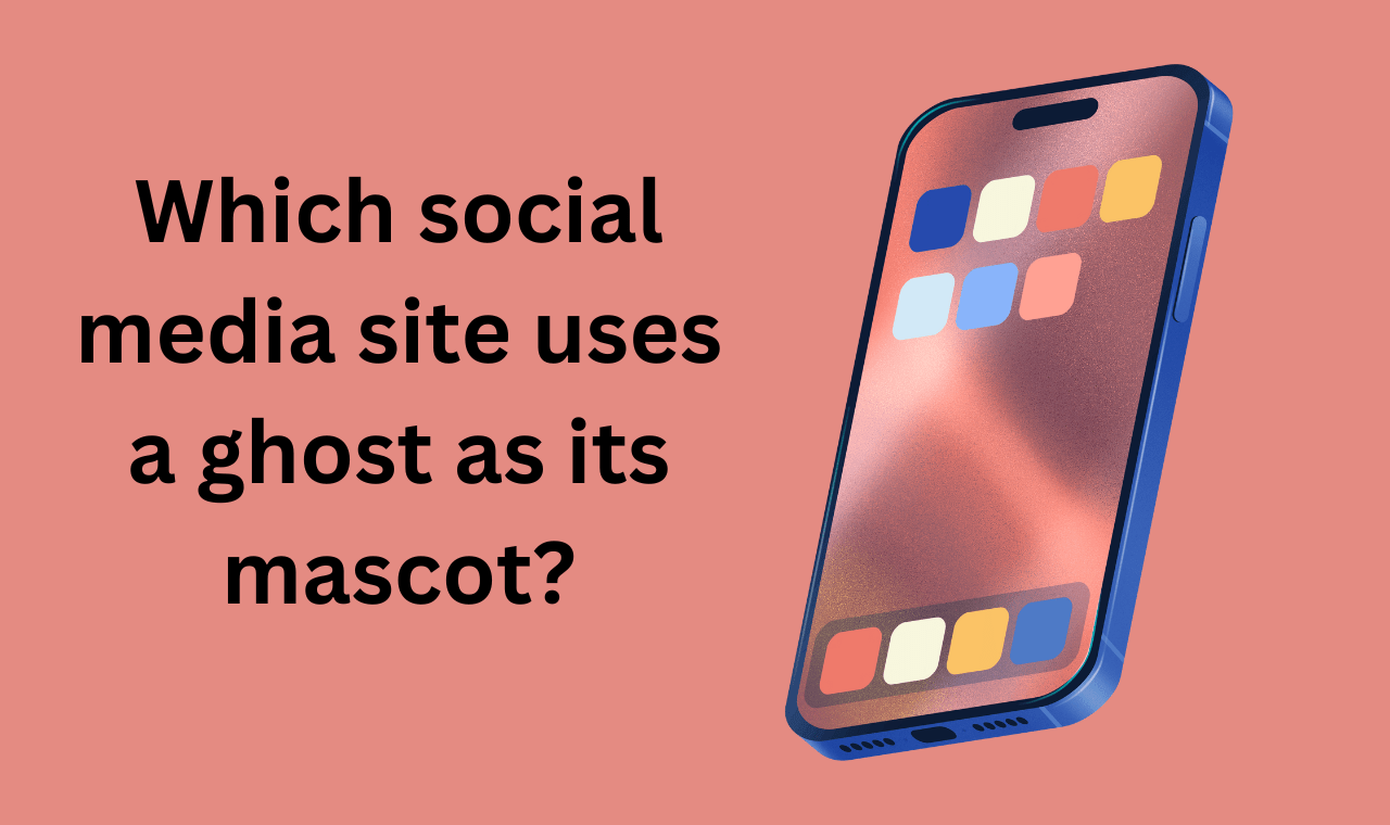 Which social media site uses a ghost as its mascot?